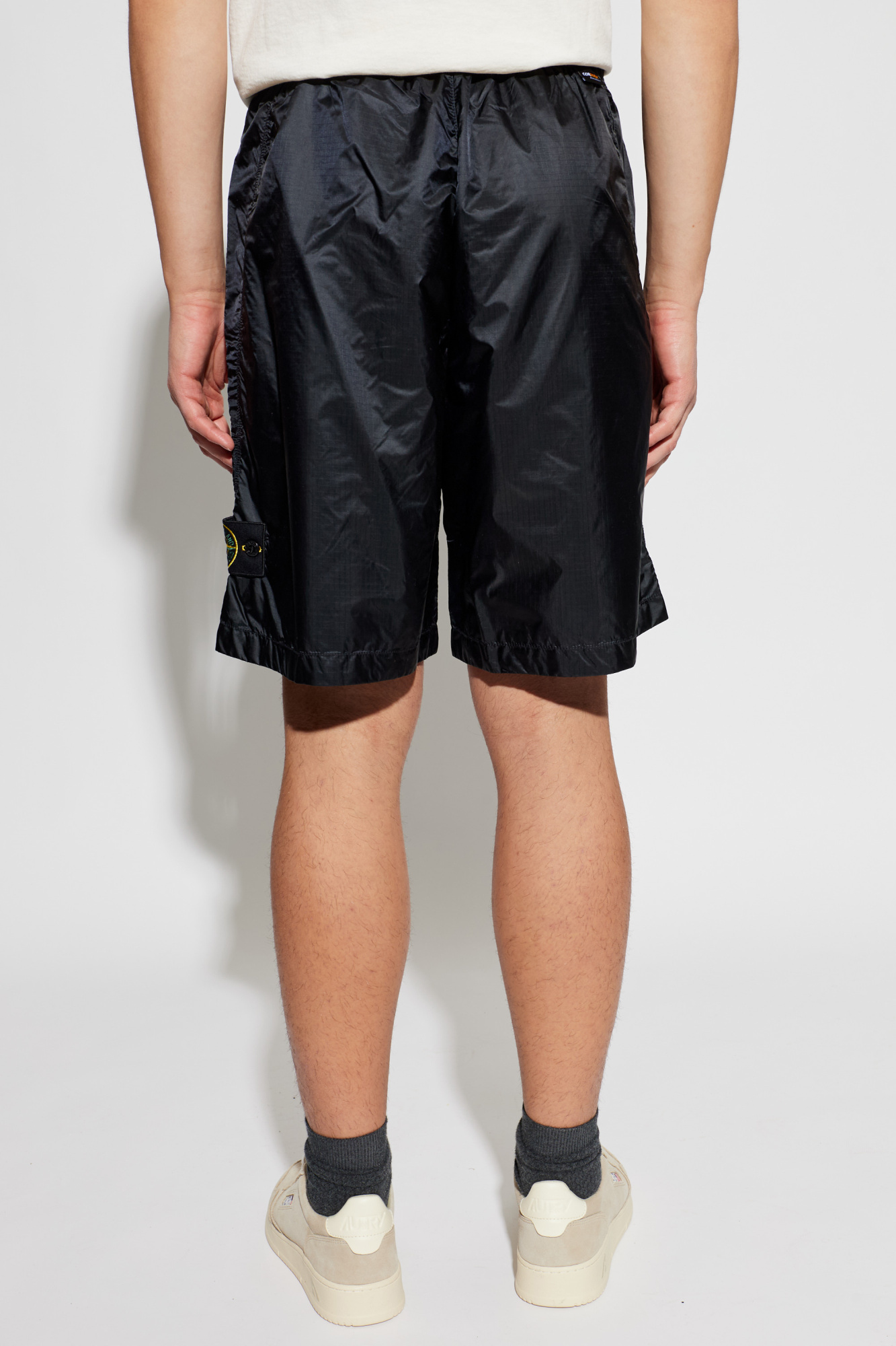 Stone Island Shorts with logo patch | Men's | Vitkac